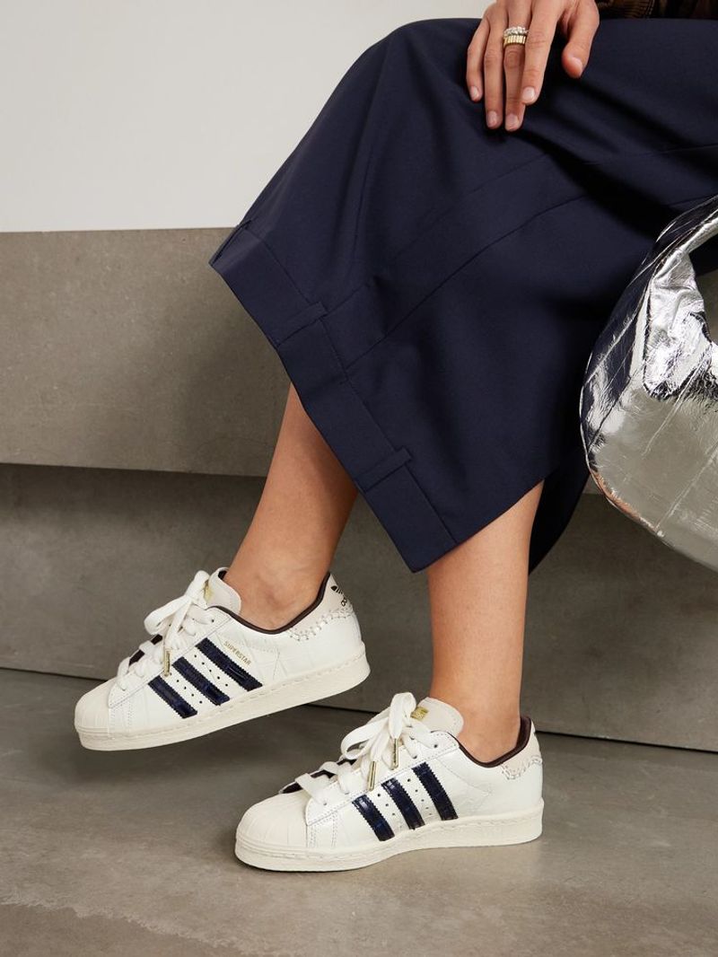 Classic White Leather Sneakers