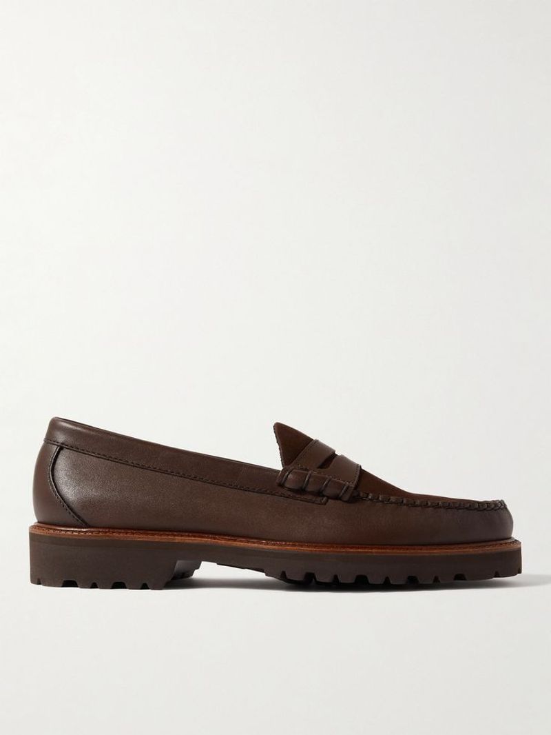 G.H. Bass Lug-Sole Penny Loafers