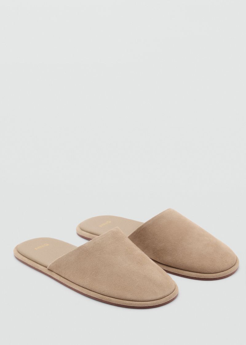 MANGO Suede Sling Back Shoes