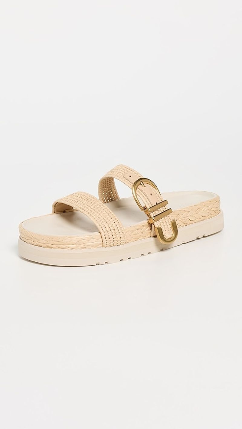 Staud Wally Woven Slide Sandal