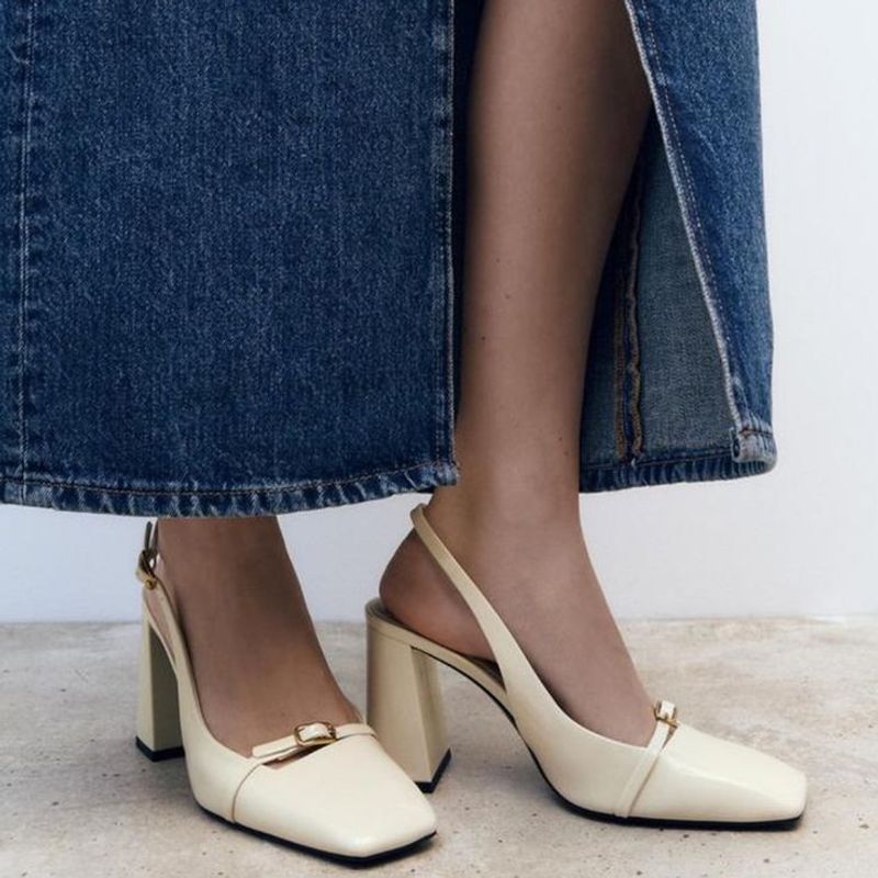Square-Toe Heels
