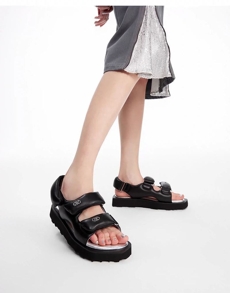 Thick-Strap Velcro Sandals (Overly Sporty)