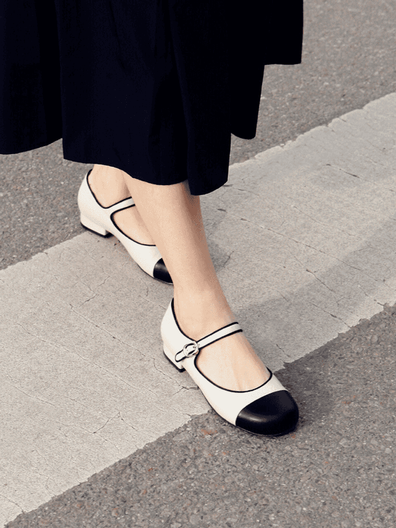 Two-Tone Mary Janes