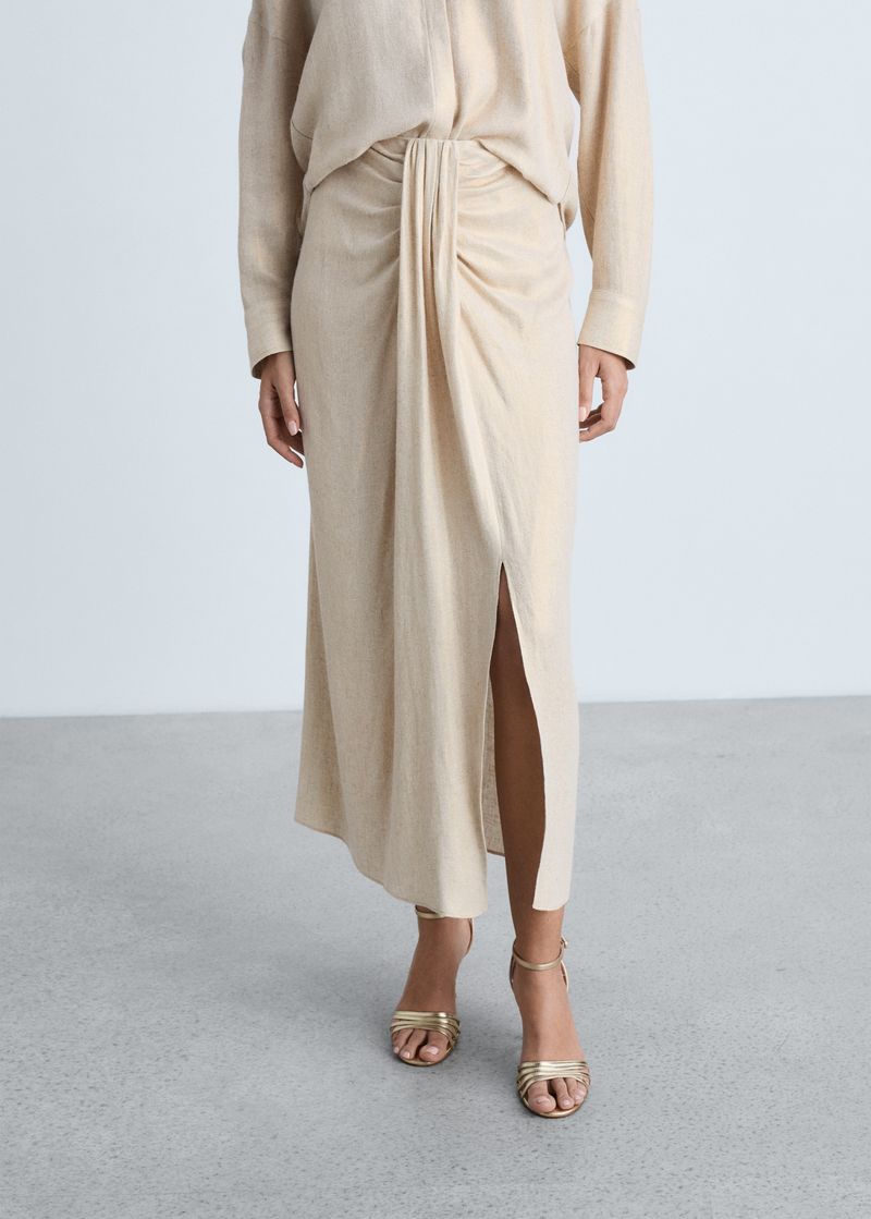 Mango Draped Napkin Skirt