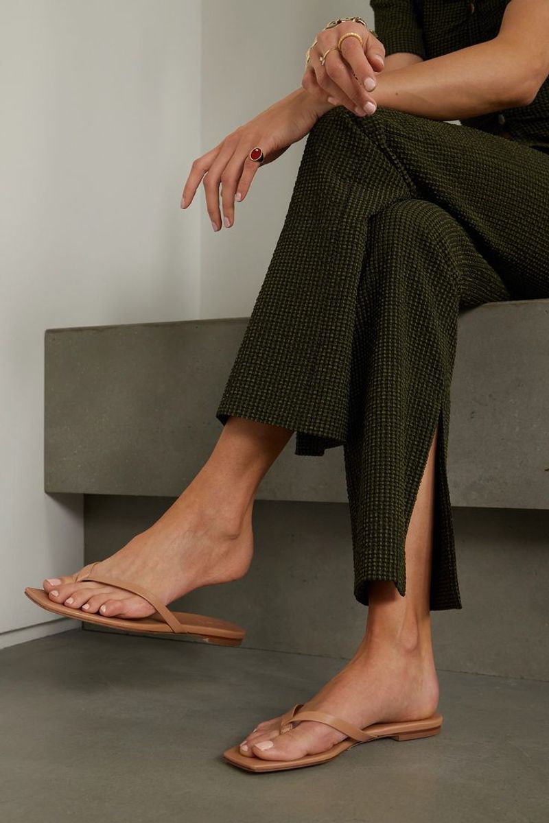 AEYDE Renee Leather Flip Flops