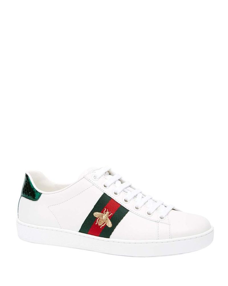 Gucci Embroidered Ace Sneakers