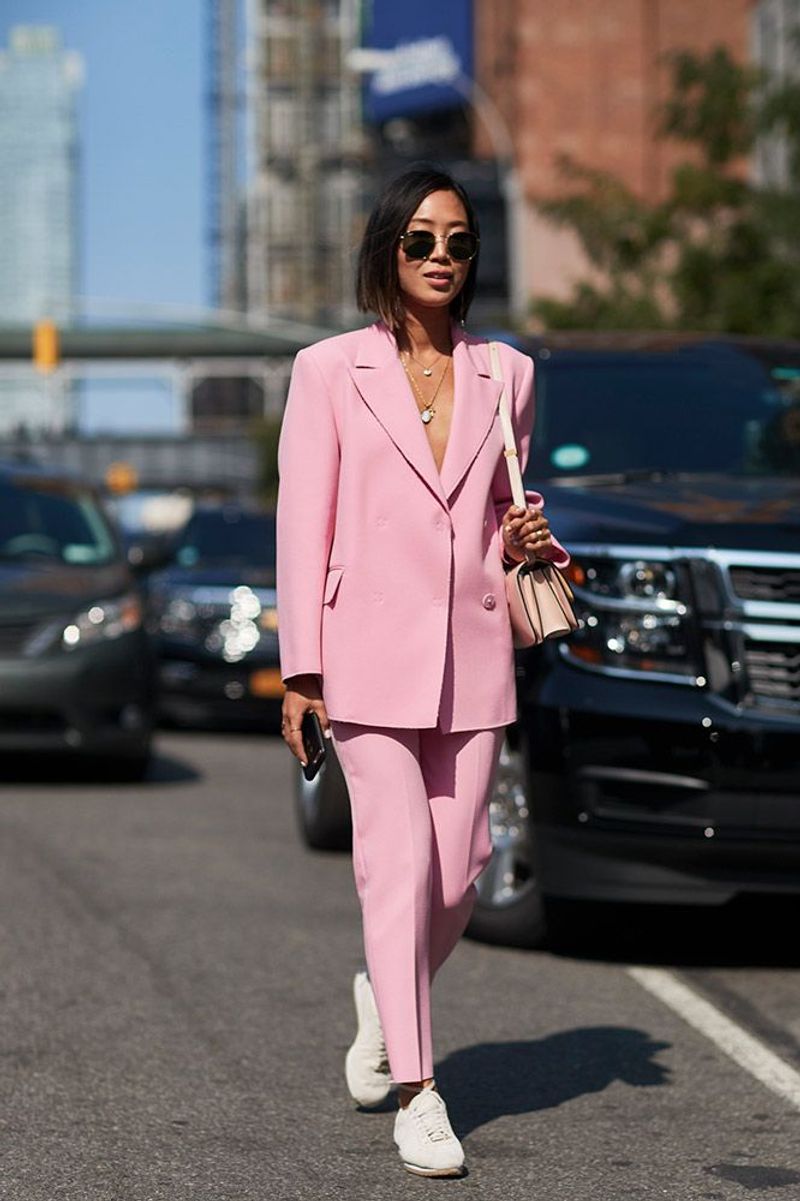 With a Tailored Suit (But Make It Slouchy & Cool)