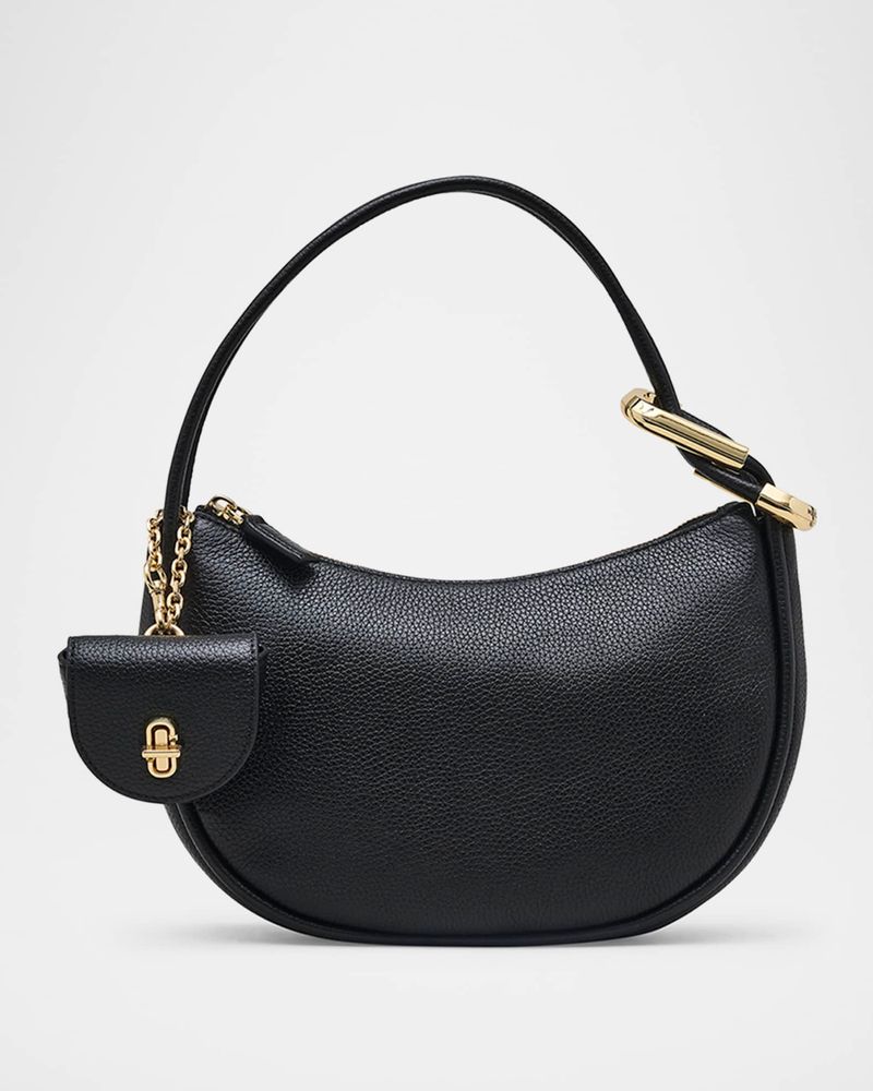 Marc Jacobs The Dual Mini Crescent Leather Shoulder Bag