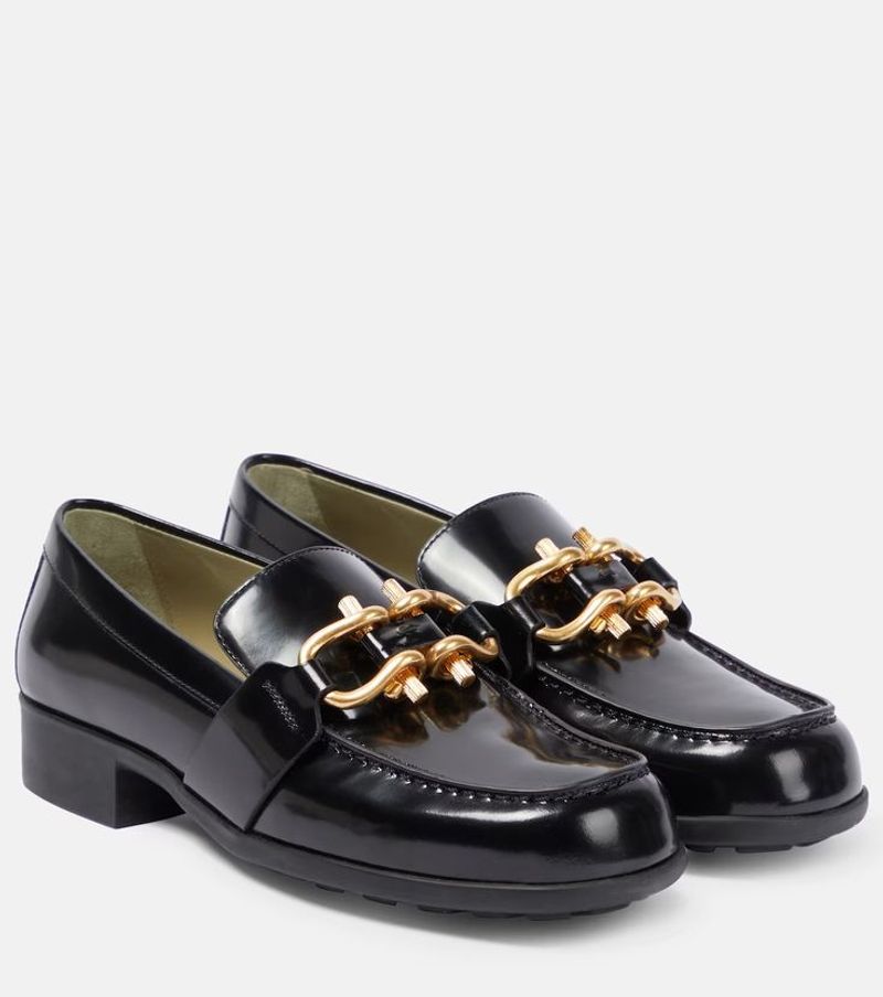 Bottega Veneta Monsieur Leather Loafers