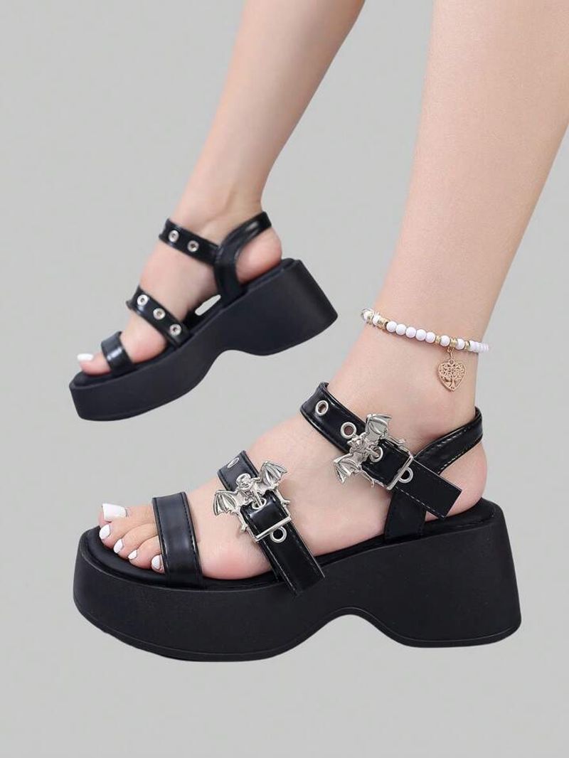 Buckle-Heavy Sandals