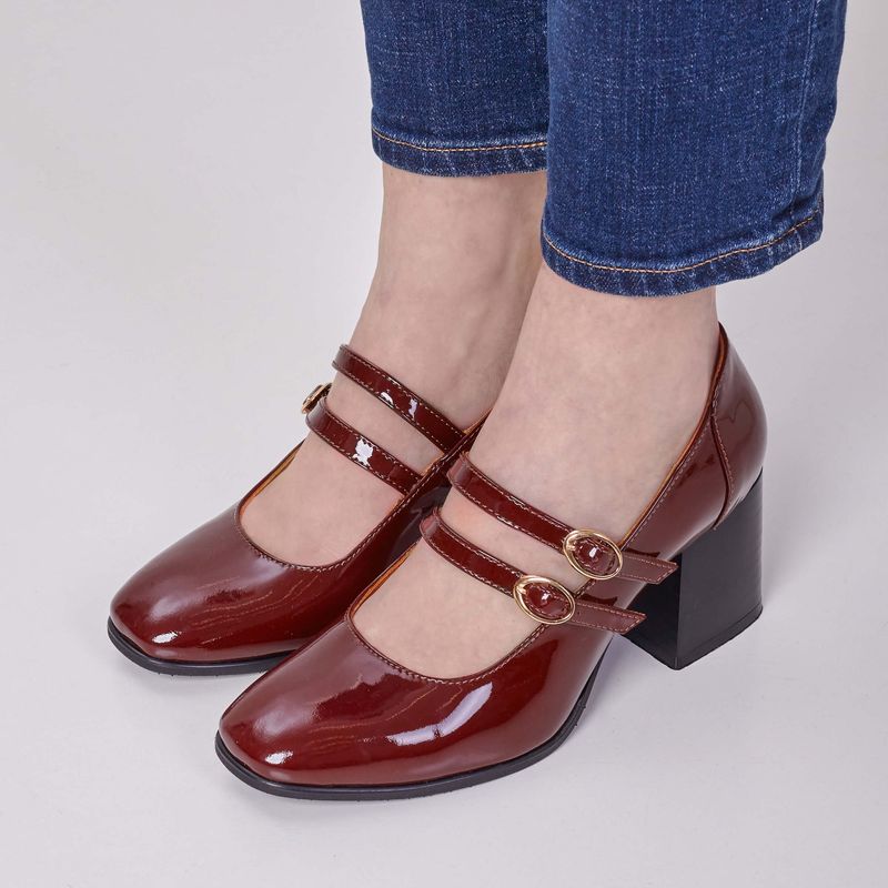 Mary Janes With Adjustable Straps