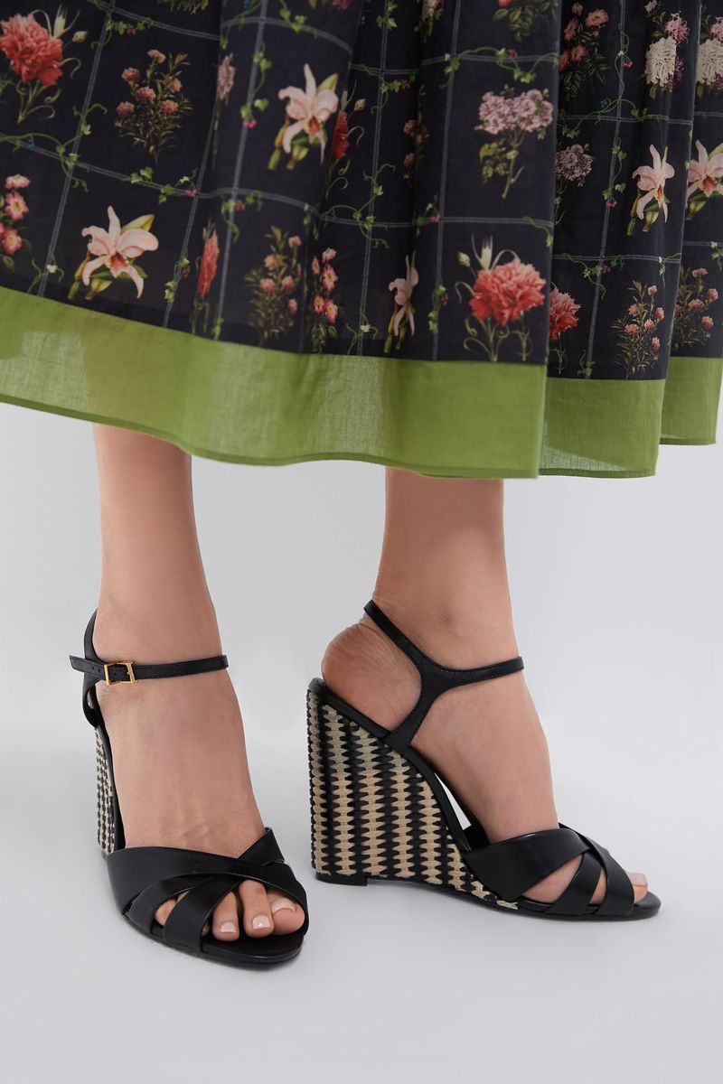 Schutz Keefa Platform Wedge Sandals