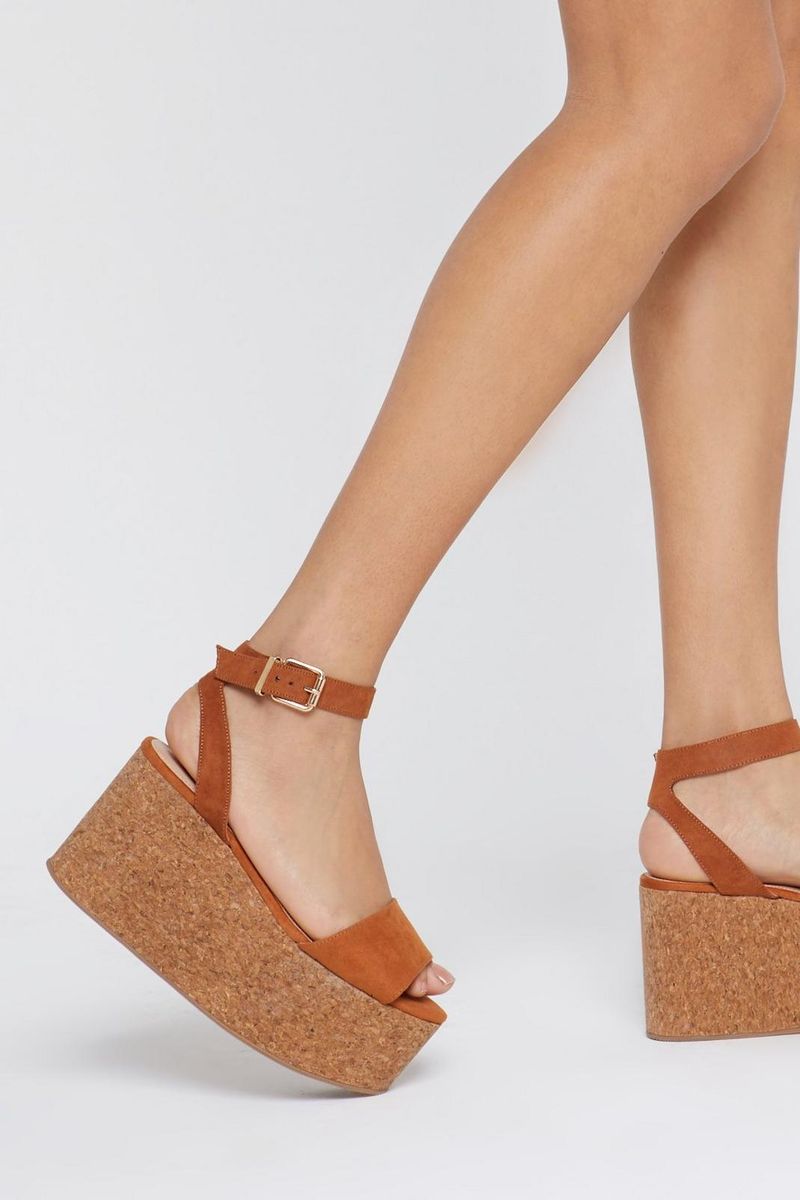 Cork Platform Wedge