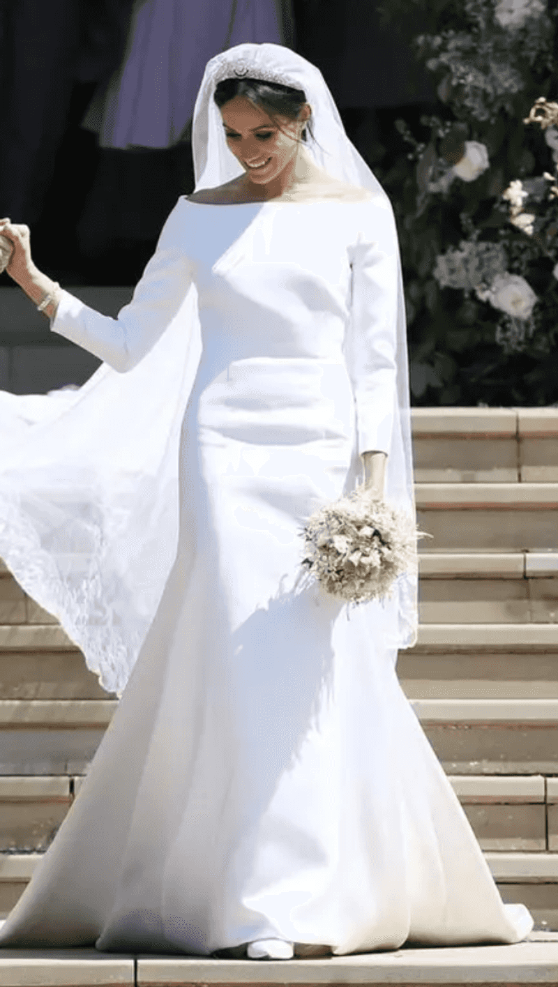 Meghan Markle’s Boatneck Givenchy Gown (2018)