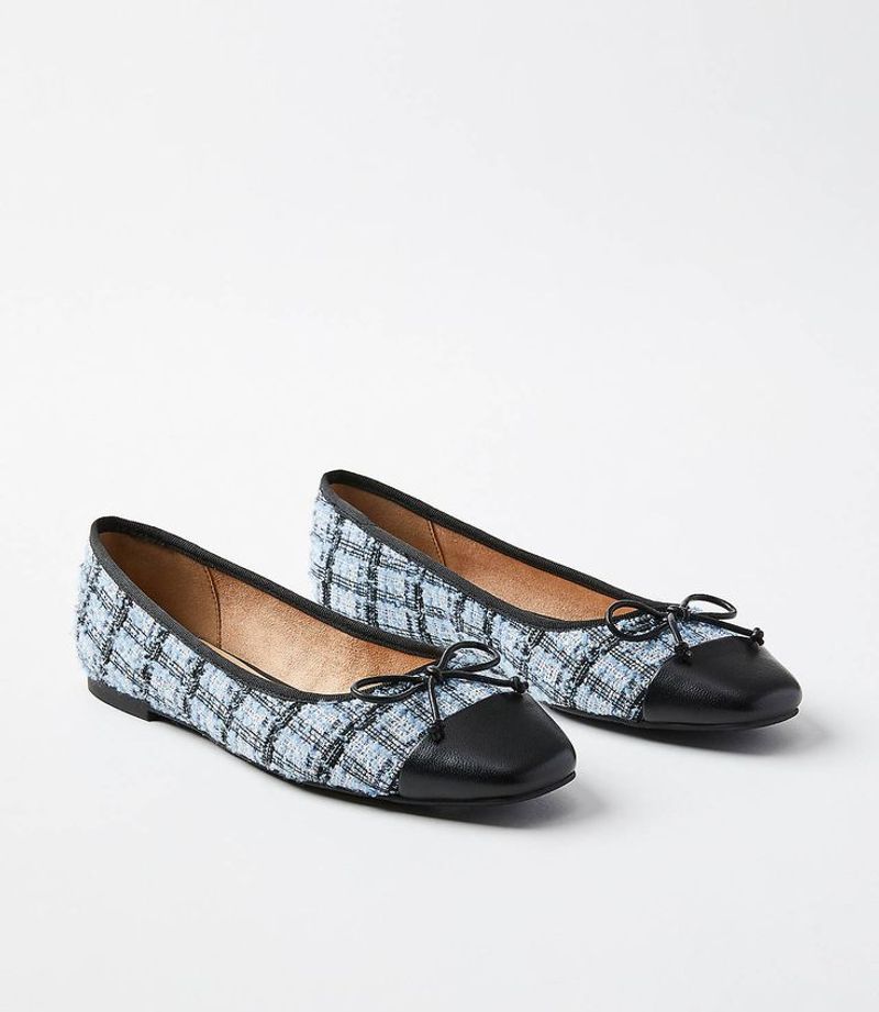 LOFT Cap-Toe Ballet Flats