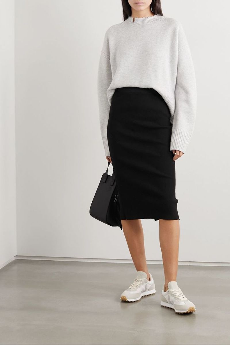 Short Shorts → Midi Skirts or Tailored Bermudas