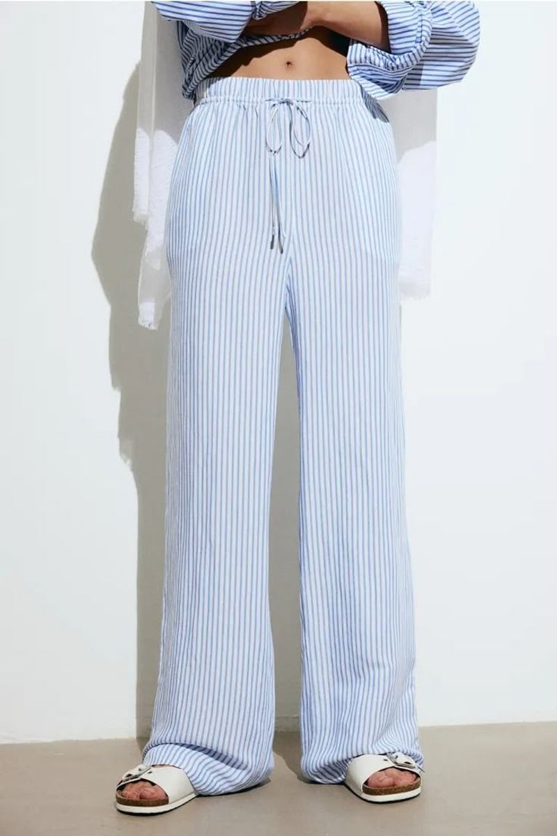 H&M Linen-Blend Pants