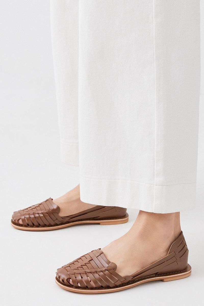 Woven Leather Sandals