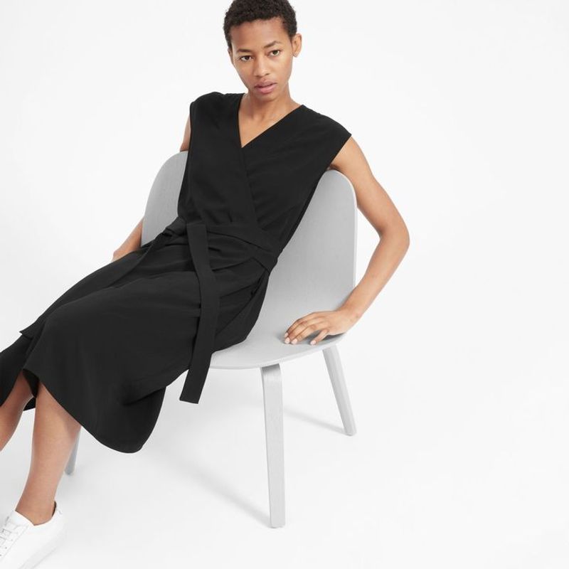 Everlane The Japanese GoWeave Wrap Dress