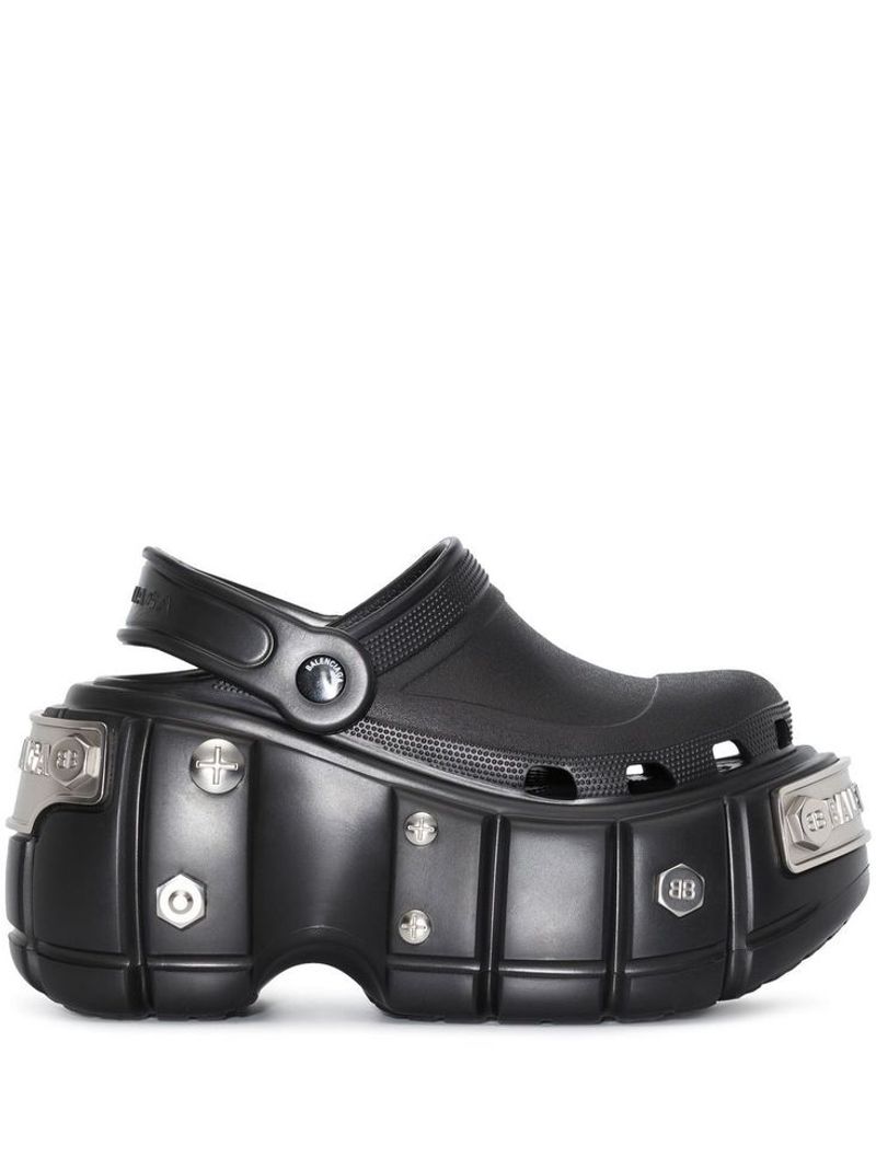 Ultra-Chunky Platform Crocs / Inflatable Silhouettes