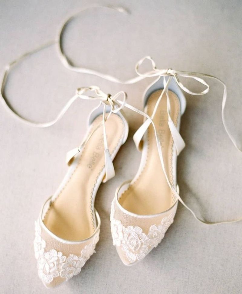 Bella Belle Alicia Lace Ballet Flats
