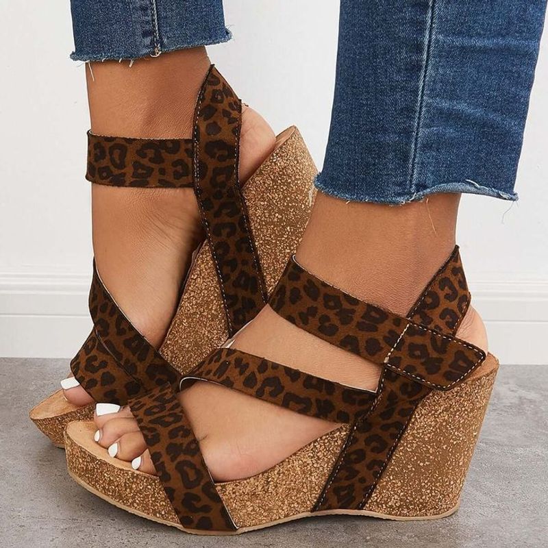 Wedge Sandals with Cork Soles
