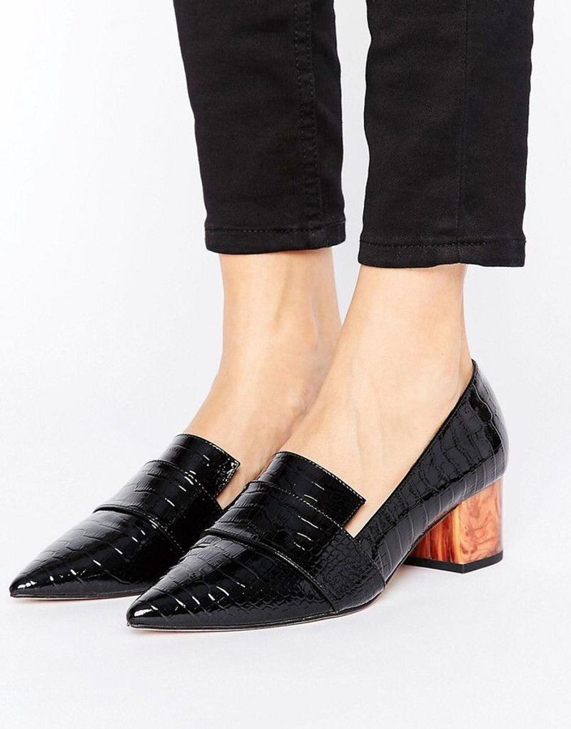 Loafers with a Sculptural Heel