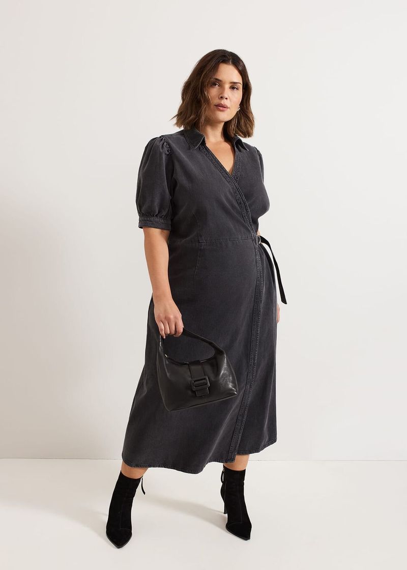 Phase Eight Senita Denim Wrap Dress
