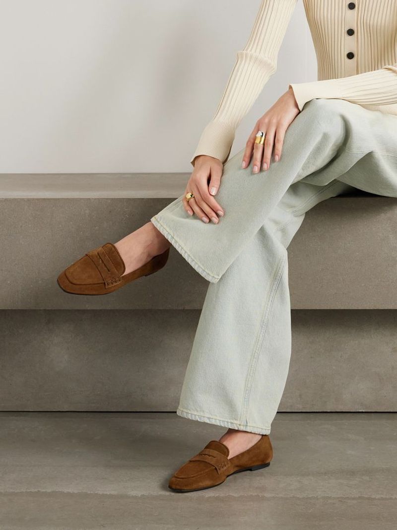 Suede Loafers