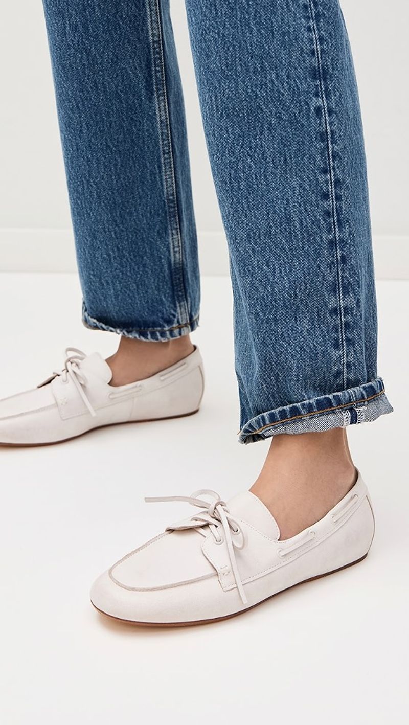 Vince Marin Leather Lace-Up Loafers
