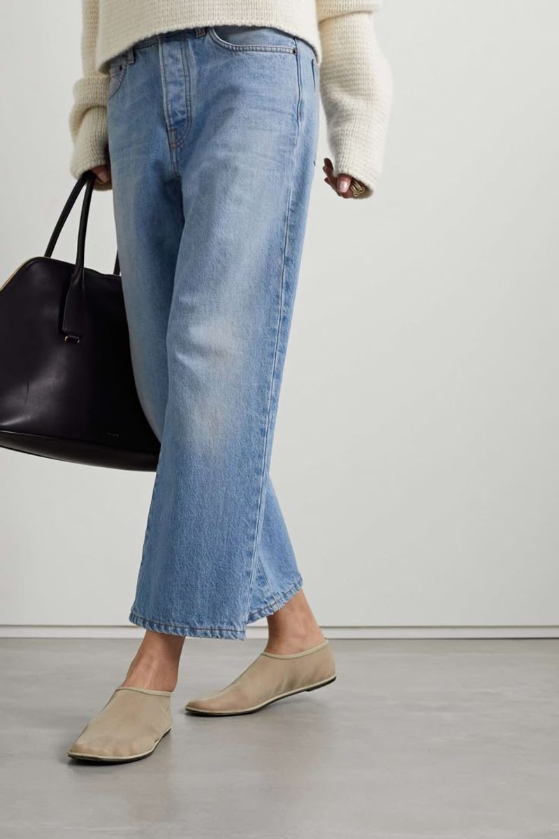The Row Mesh Sock Flats