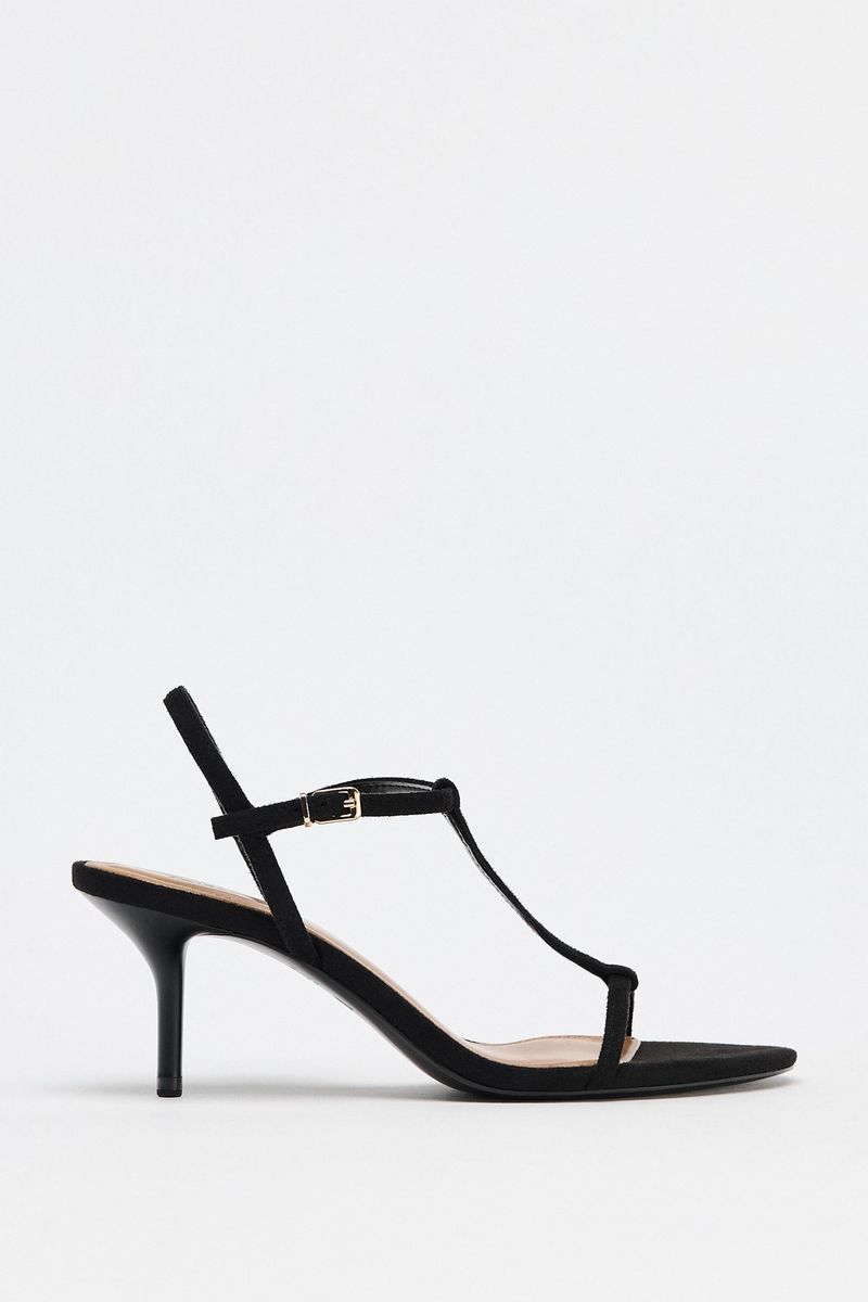 ZARA High Heeled Strap Sandals