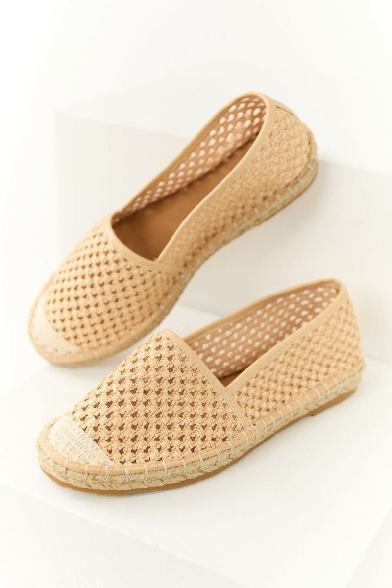 Woven Espadrille Flats