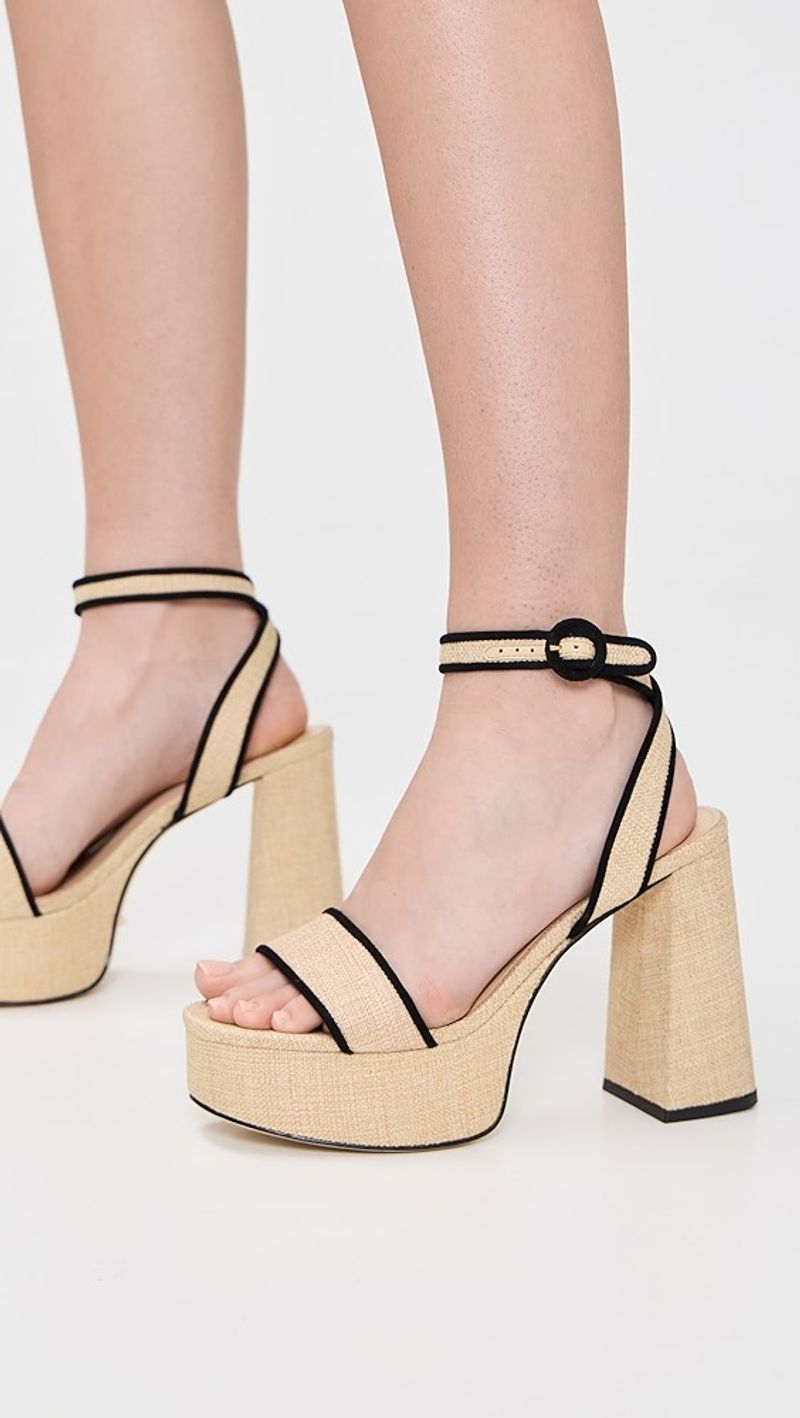 Larroudé 'Dolly' Platform Sandals