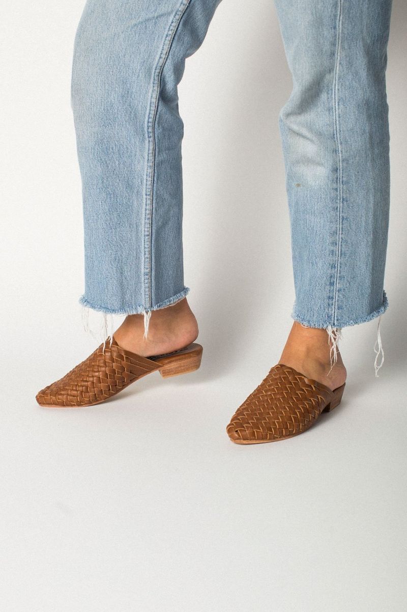 St. Agni Paris Woven Slides