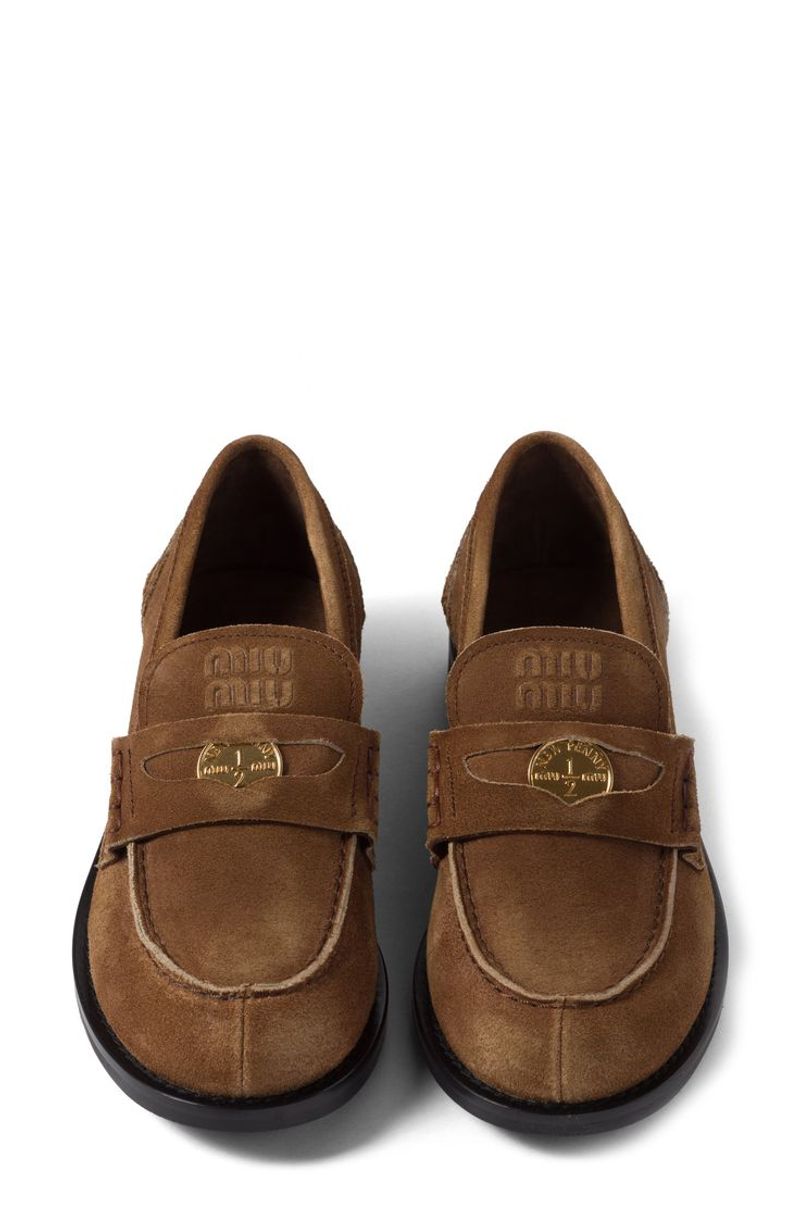 Miu Miu Soft Leather Loafers