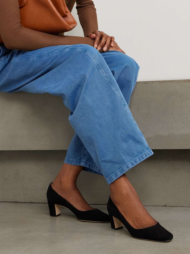 Low-Block Heel Pumps
