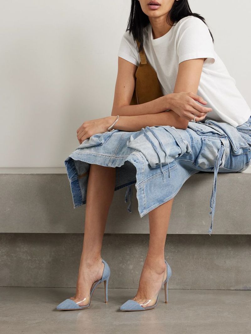 Clear Heels or Perspex Sandals