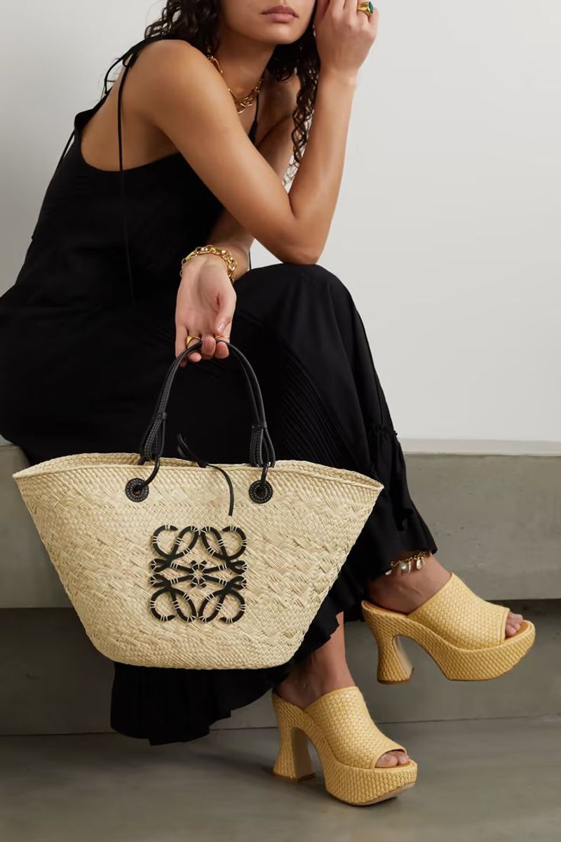 Platform Heels with Natural Accents