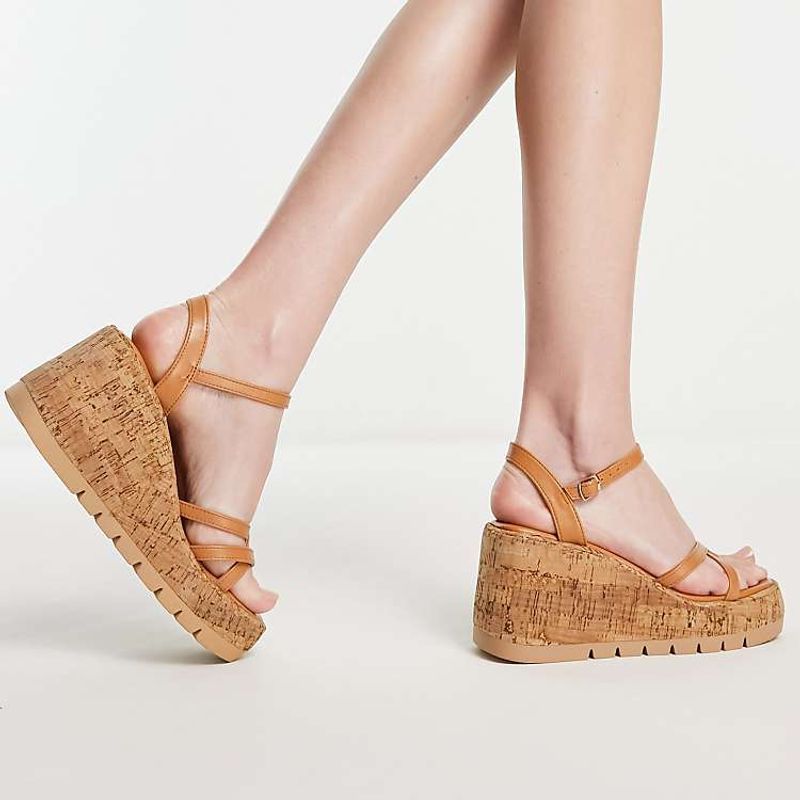 Generic Wedge Sandals with Cork Soles