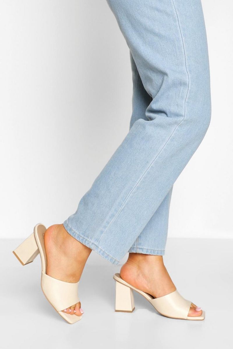Square-Toe Mules