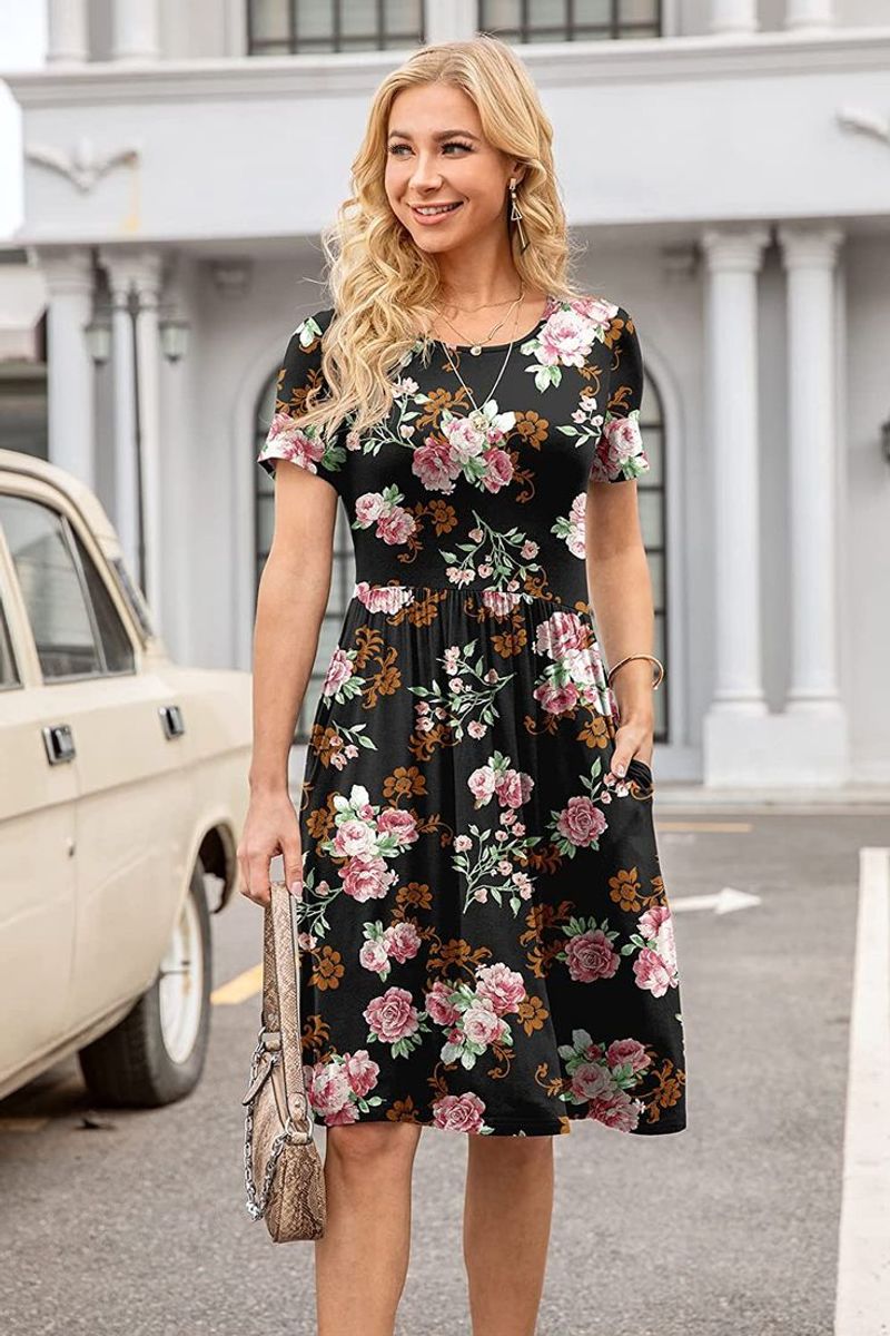 DB MOON Empire Waist Dress