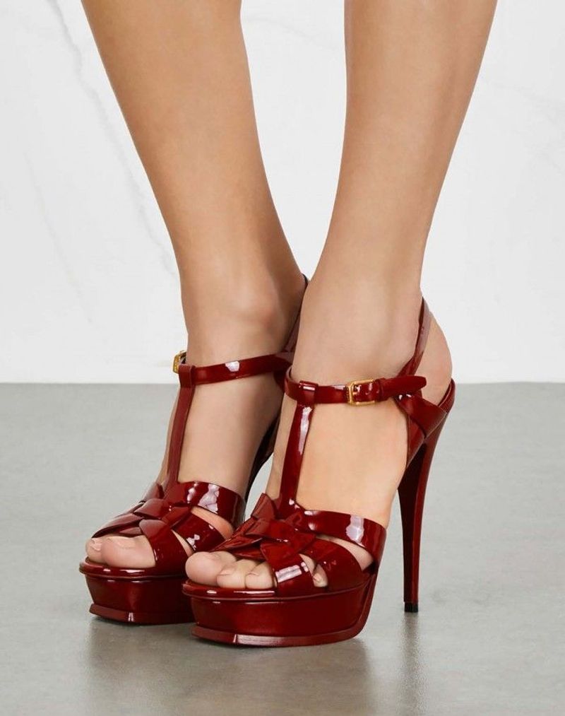 Saint Laurent Tribute Platform Sandals