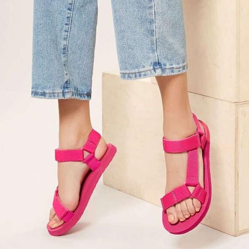 Velcro Sport Sandals in Neon Colors