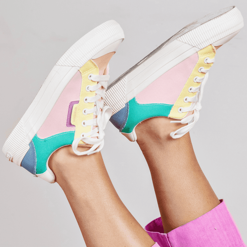 Bold Color-Block Sneakers