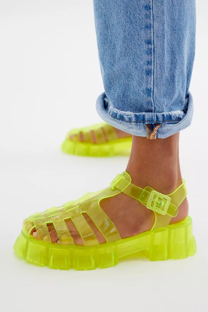 Jelly Sandals in Neon Colors