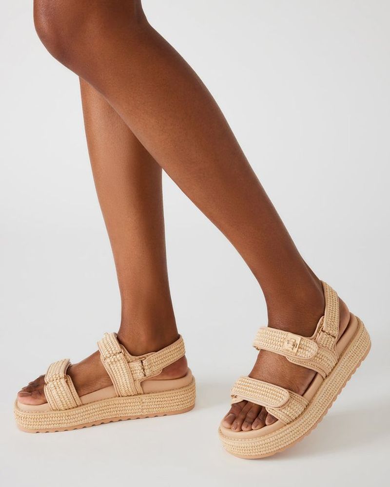 Gemini - Steve Madden Seena Velcro Sandals