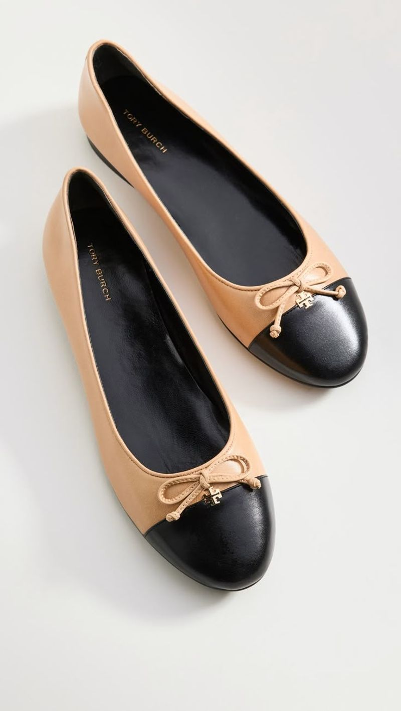 Tory Burch Cap Toe Flats