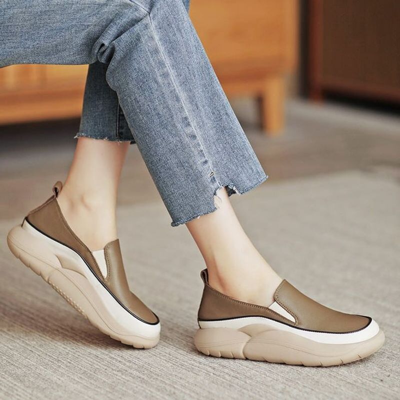 Platform Slip-On Sneakers (Elastic Band Styles)
