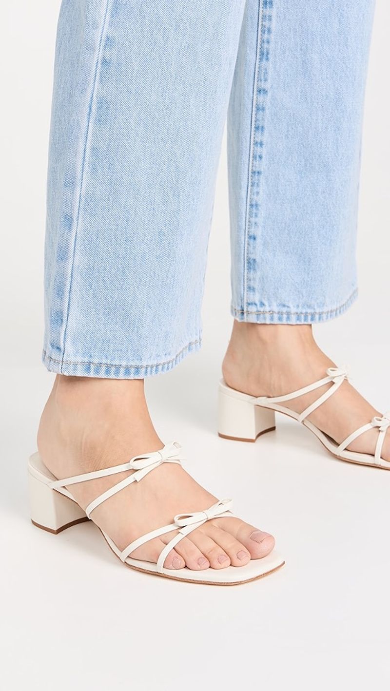 Reformation Elodie Block Heeled Sandals